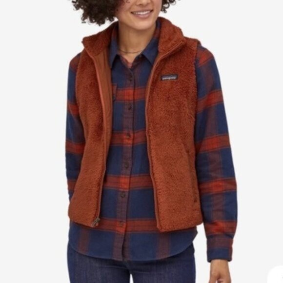 Patagonia Los Gatos Fleece Reversible Vest Full Zip Women's size XS Outdoor - Picture 15 of 16